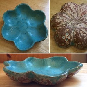 Handmade OOAK Ceramic Art Trinket Tray